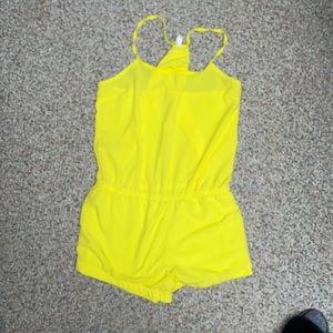 Fabletics Romper Size Small Yellow